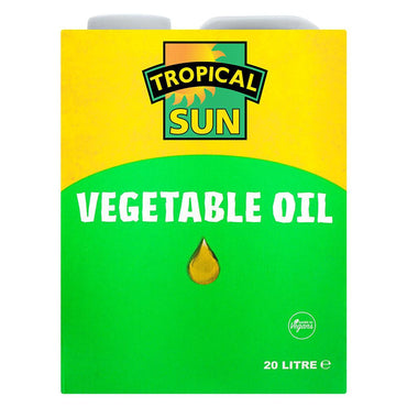 Tropical Sun Vegetable Oil 20 Litre-SurulereFoods — Cooking Oil — Buy Online UK