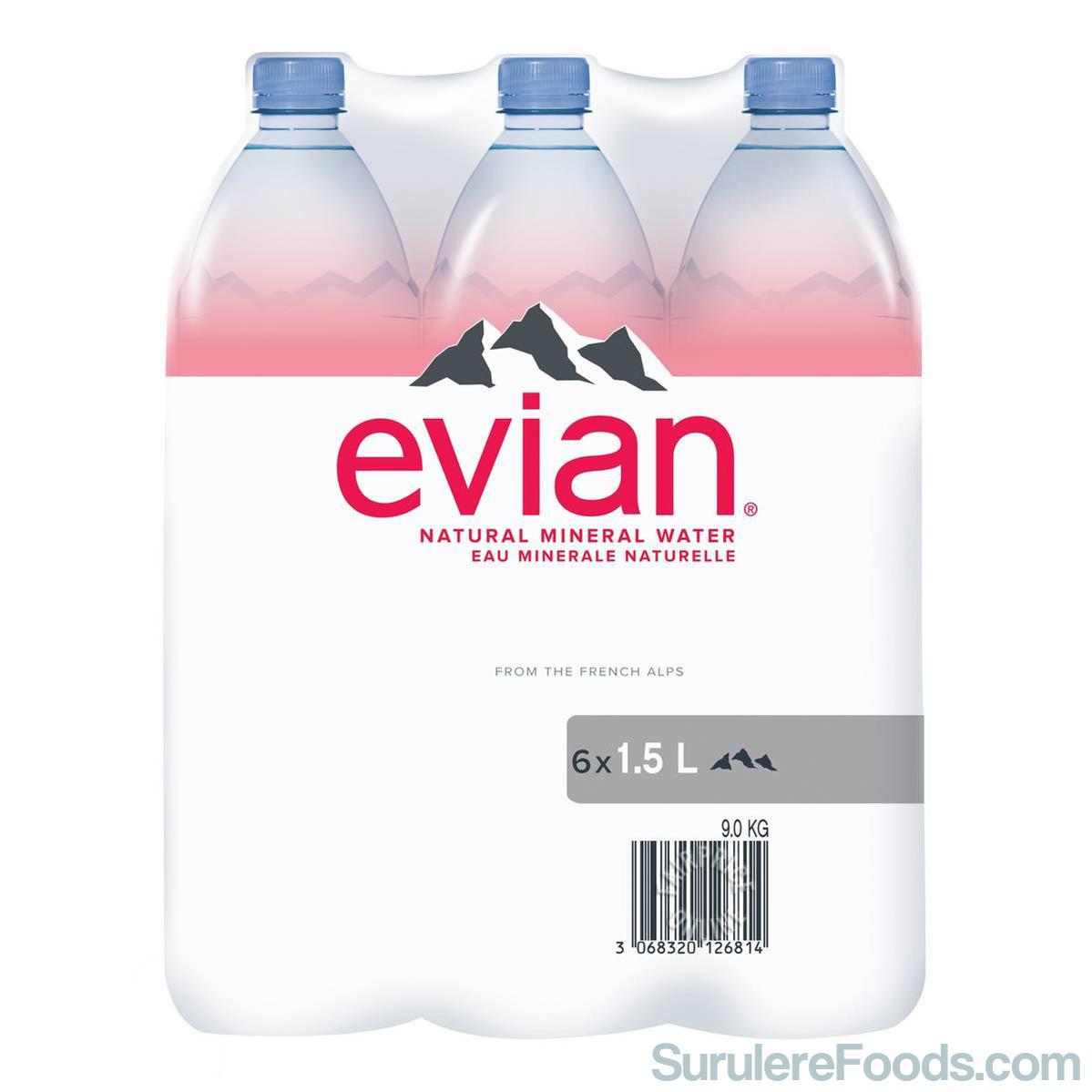Evian Water 1.5L X 6-SurulereFoods