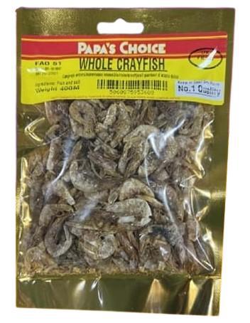 Papa's Choice Whole Cray Fish 40G-SurulereFoods — Dry Foods — Buy Online UK