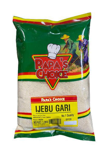 Papa's Choice Ijebu Gari 1.5Kg-SurulereFoods — Flour & Mix — Buy Online UK