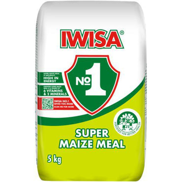 Iwisa Super Maize Meal 5Kg-SurulereFoods — Flour & Mix — Buy Online UK