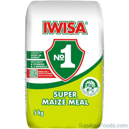 Iwisa Super Maize Meal 5Kg-SurulereFoods