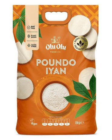 Olu Olu Poundo Iyan 8Kg-SurulereFoods — Flour & Mix — Buy Online UK