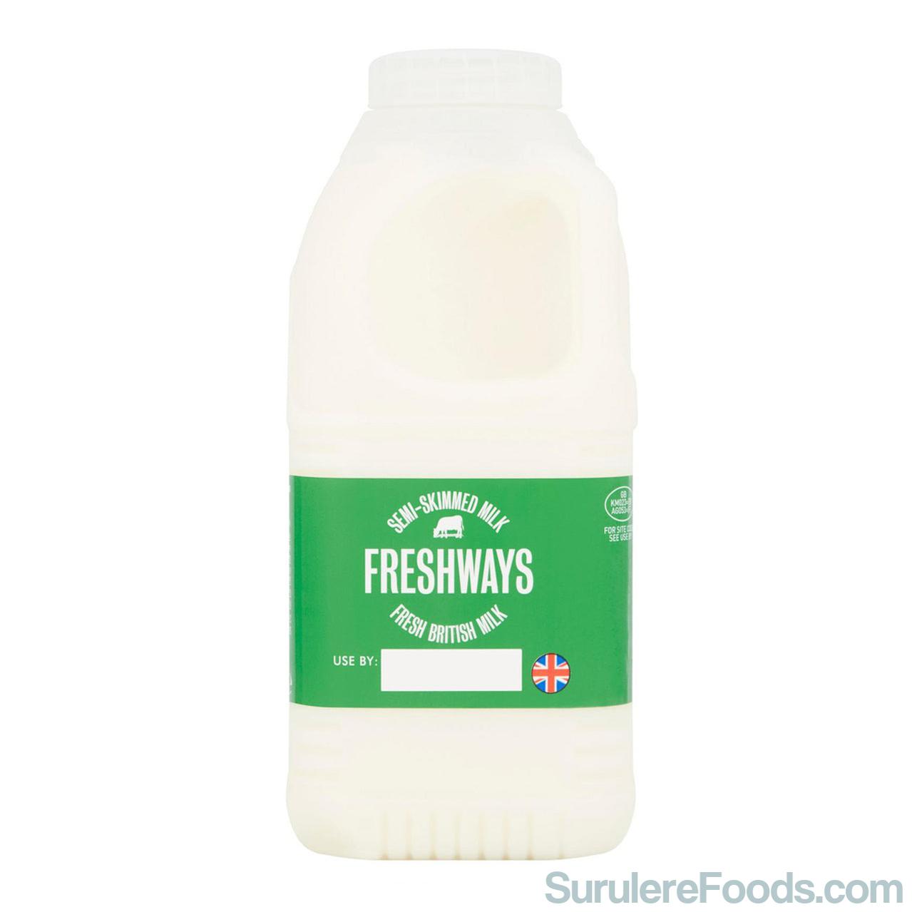 Freshways Semi Skimmed Fresh Milk 1Pint-SurulereFoods