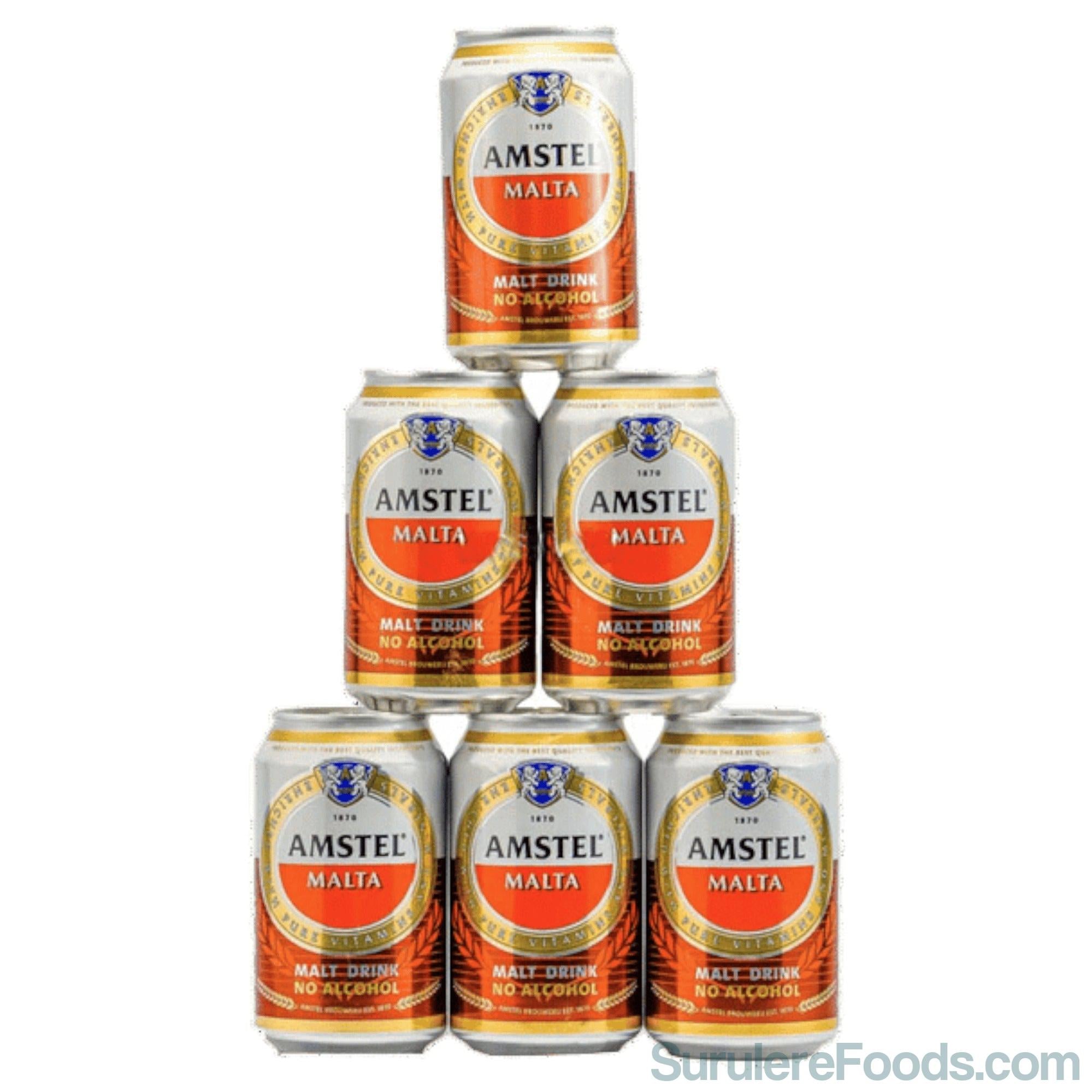 Amstel Malta 6 X 33Cl Can-SurulereFoods