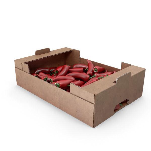 Long Red Pepper Box-SurulereFoods