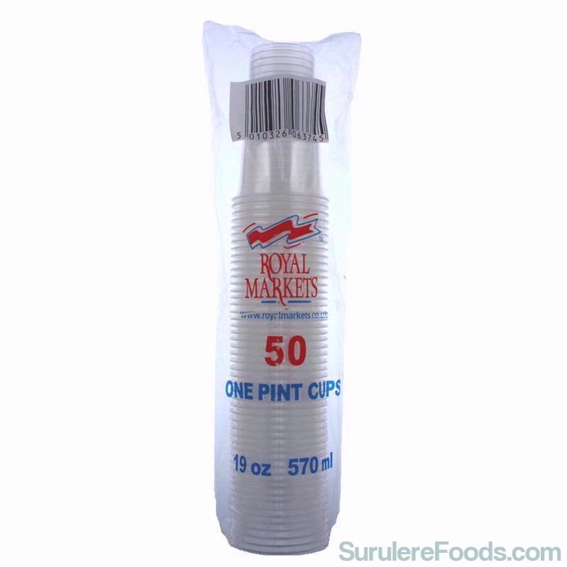 Royal Markets One Pint Cups X50-SurulereFoods