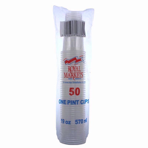 Royal Markets One Pint Cups X50-SurulereFoods