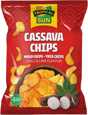 Tropical Sun Cassava Chips 80G-SurulereFoods — Snacks — Buy Online UK