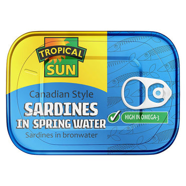 Tropical Sun Sardines Spring Water 106G-SurulereFoods — Food Cupboard — Buy Online UK