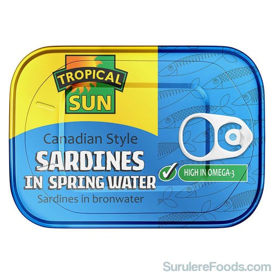 Tropical Sun Sardines Spring Water 106G