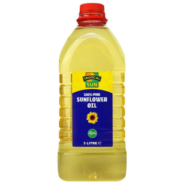 Tropical Sun Sunflower Oil 3L-SurulereFoods — Cooking Oil — Buy Online UK