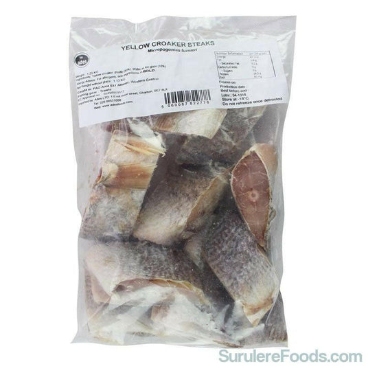 Yellow Croaker Steaks 7-10Cm 1Kg-SurulereFoods