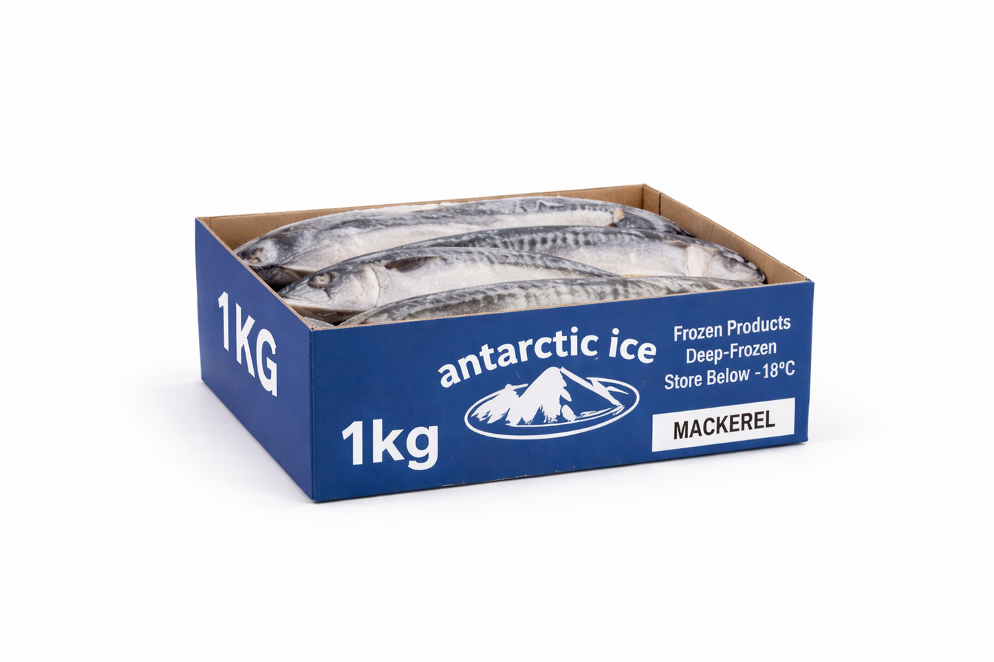 Premium Frozen Mackerel Fish 1kg – Whole Omega-3 Rich Seafood UK