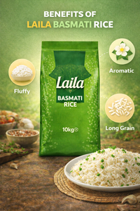 Laila Golden Sella Basmati Rice 10kg – Premium Parboiled Basmati Bulk | UK