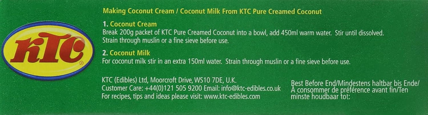 KTC Pure Creamed Coconut 200g