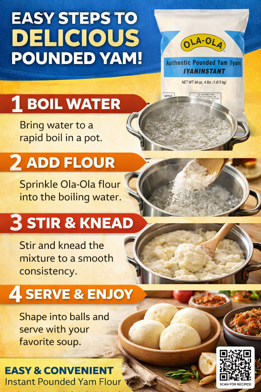 Ola Ola Pounded Yam