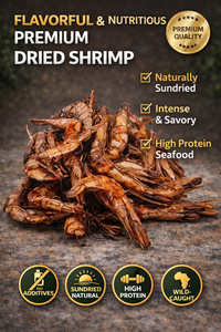 Smoked Dried King Prawn 100g – Premium Whole Prawns for Soups & Stews | UK