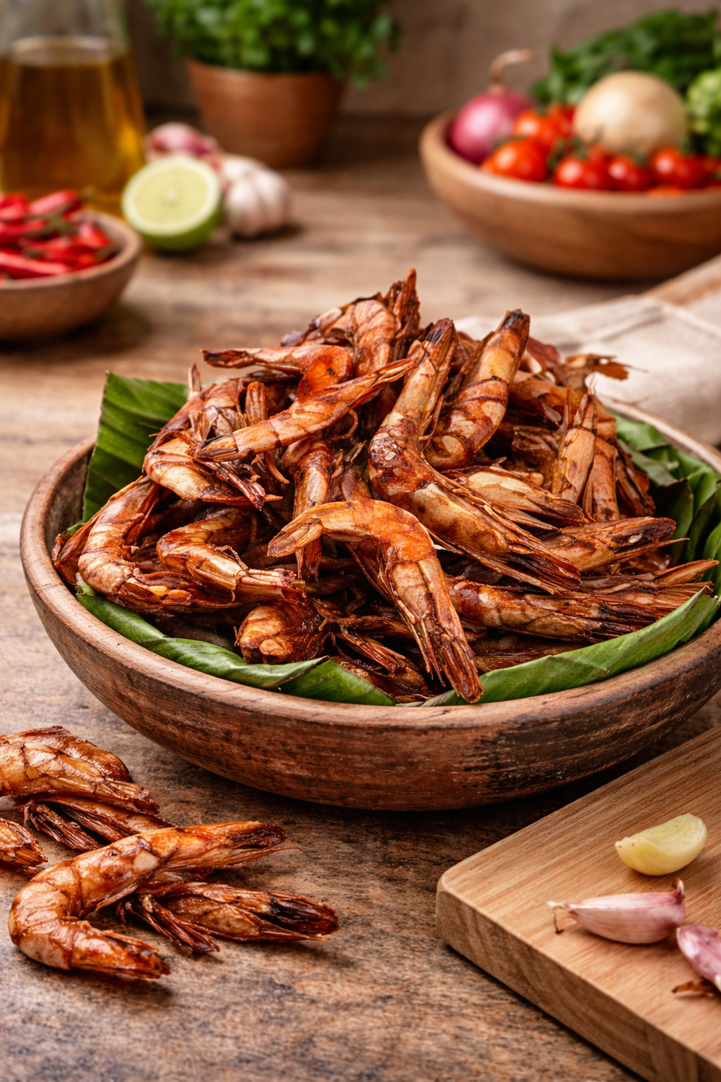 Smoked Dried King Prawn 100g – Premium Whole Prawns for Soups & Stews | UK