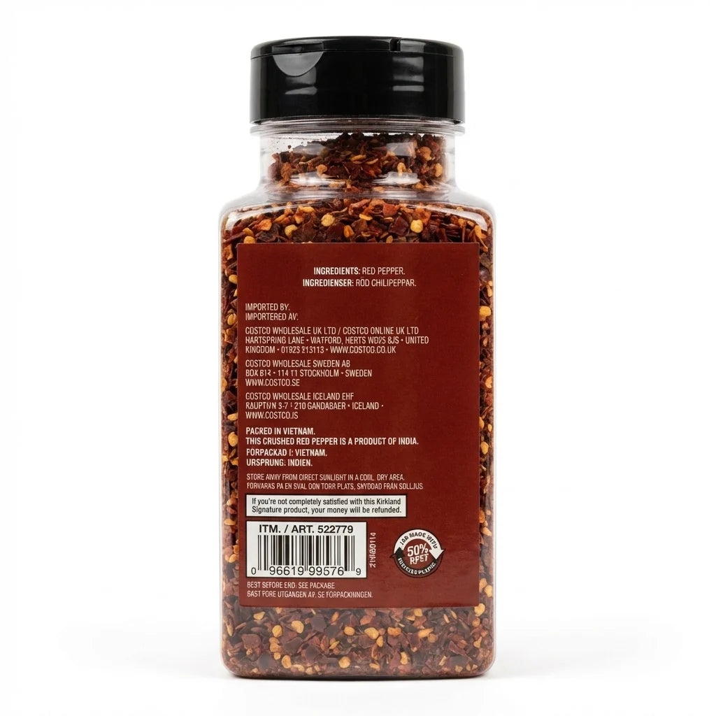 Kirkland Signature Crushed Red Pepper Flakes 283g