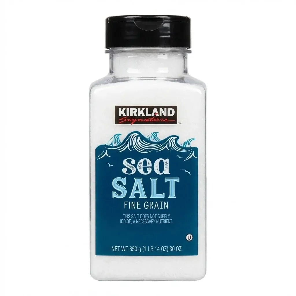 Kirkland Signature Fine Grain Sea Salt 850g