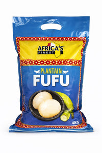 Africa’s Finest Plantain Fufu 4kg – Authentic Swallow Flour UK
