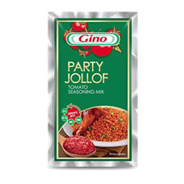 Gino Party Jollof (One-Pot Tomato Rice) Tomato Seasoning Mix X 10
