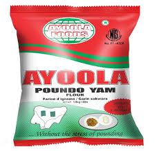 Ayoola Poundo Yam 0.9Kg-SurulereFoods