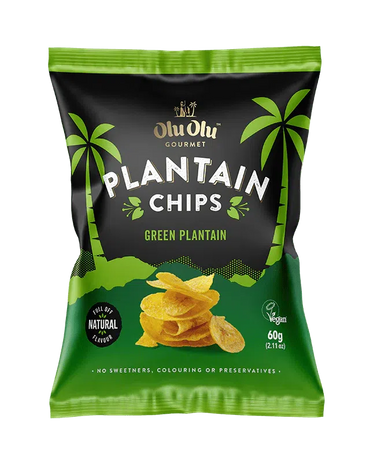 OluOlu Green Plantain Chips 60G-SurulereFoods — Snacks — Buy Online UK