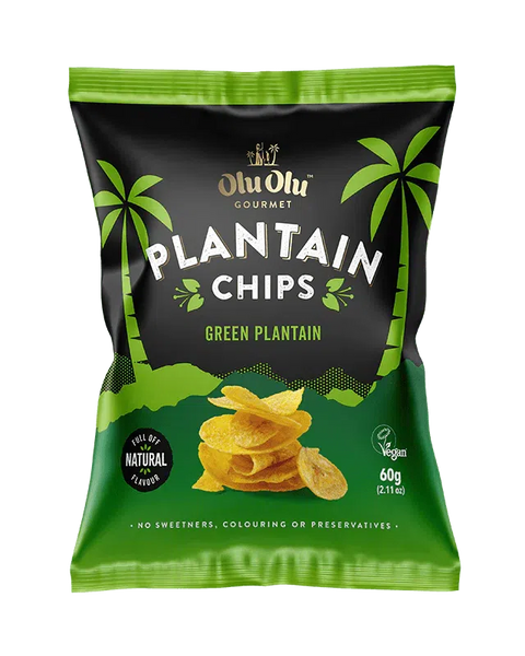 OluOlu Green Plantain Chips 60G-SurulereFoods