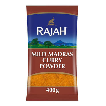Rajah Mild Madras Curry Powder 400G-SurulereFoods — Spice & Seasonings — Buy Online UK
