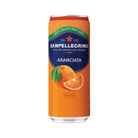 San Pellegrino Aranciata Orange 330ml Can