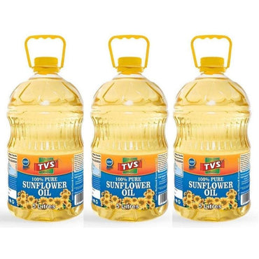 TVS Sunflower Oil 5L X 3-SurulereFoods — Cooking Oil — Buy Online UK