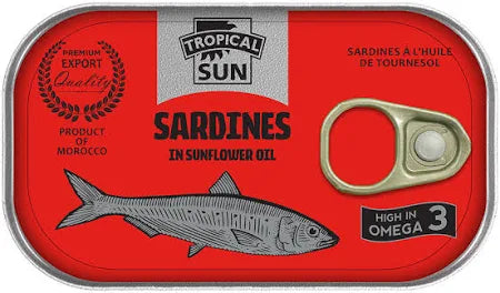 Tropical Sun Sardines in Sunflower Oil 125g