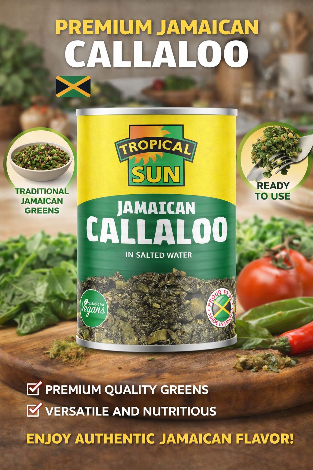 Tropical Sun callaloo - Pack of 6