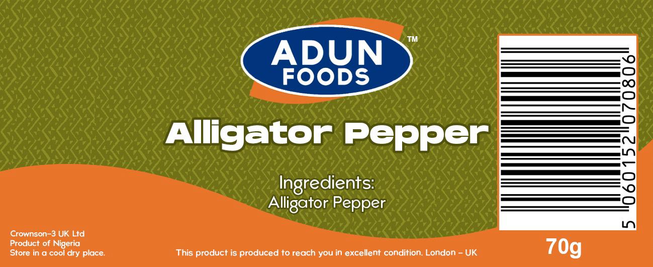 Adun Foods Alligator pepper 70g - SurulereFoods