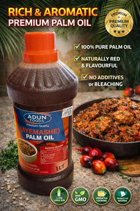 Adun Foods Ayamase Oil 1L – Palm Oil for Ofada & Ayamase Stew UK