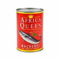Africa Queen Mackerel in Tomato Sauce 425g – Premium Canned Fish UK