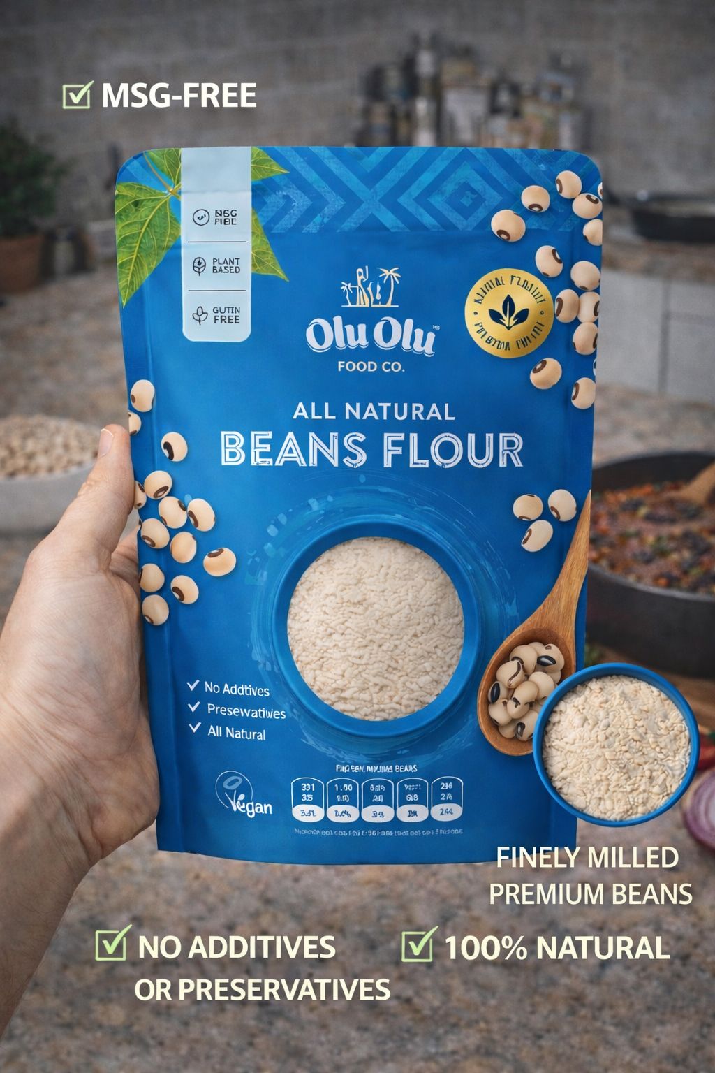 Olu Olu Beans Flour – Premium Bean Flour for Moi Moi & Akara UK