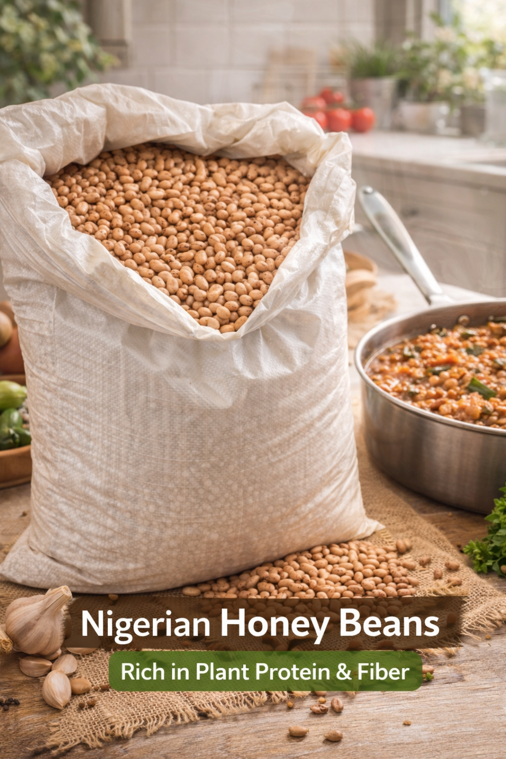 Adun Foods Honey Beans 20kg – Bulk Nigerian Brown Beans UK