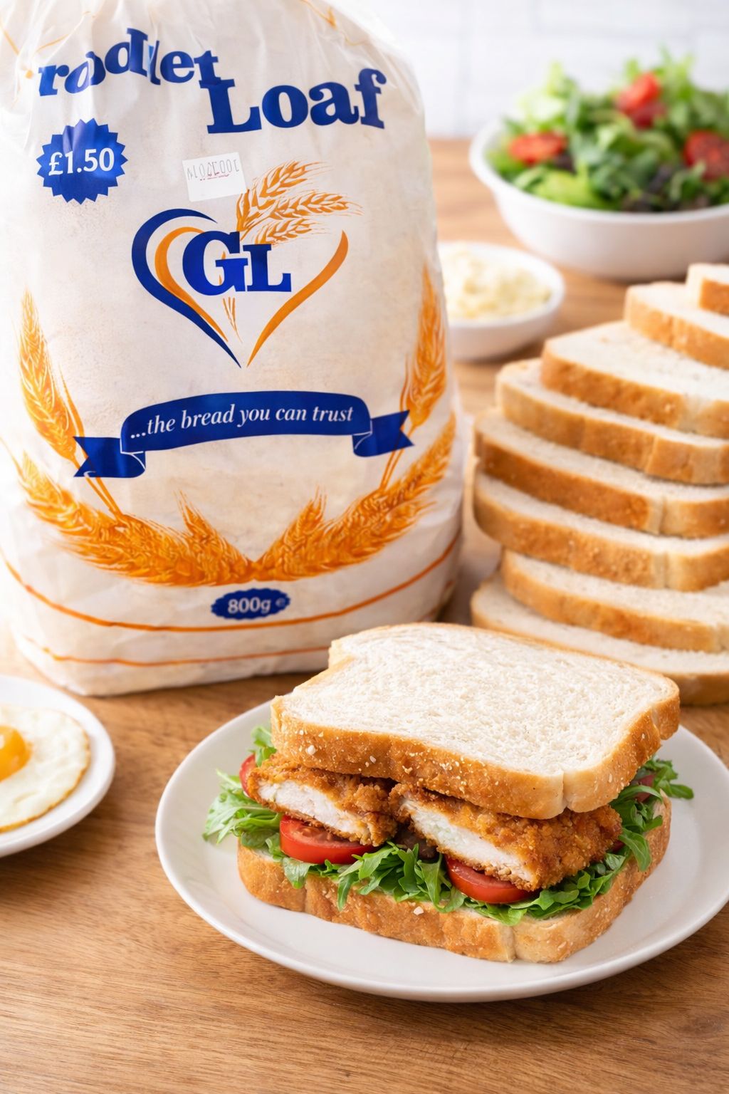 Golden Loaf Bread 800g – Soft Sliced White Bread UK