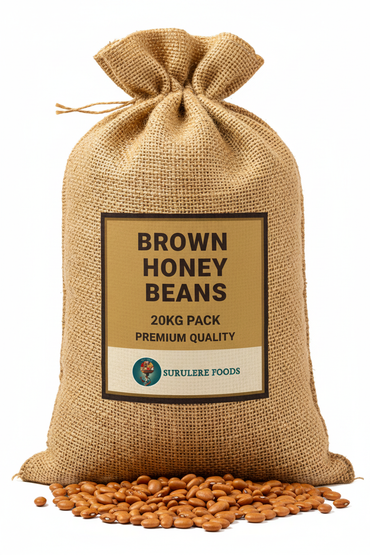 Brown Honey Beans Sack Transparent