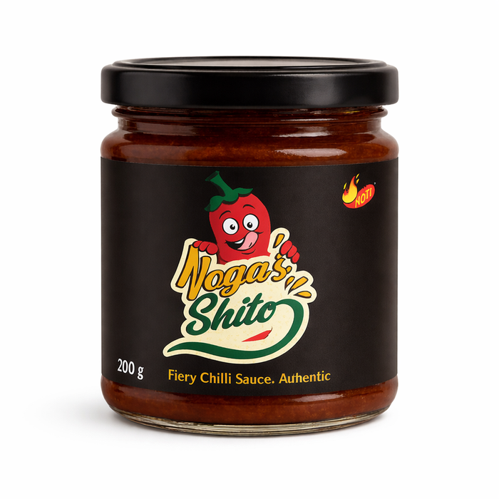 Noga's Shito (Black Pepper Sauce) Authentic Ghanaian Hot Sauce 160g