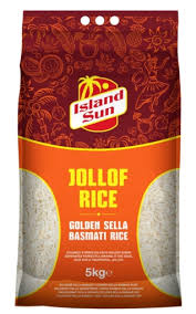 Island Sun Jollof Golden Sella Basmati Rice 5kg