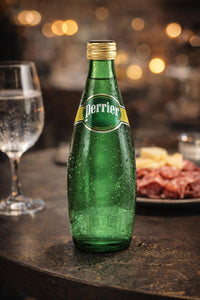 Perrier Sparkling Natural Mineral Water 330ml (24 Pack) – Glass Bottles | UK