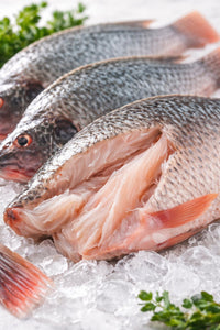 Frozen Tilapia 1kg (3 Cuts) – Premium Whole Fish Portions UK