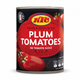 KTC Peeled Plum Tomatoes 400g tin on a white background