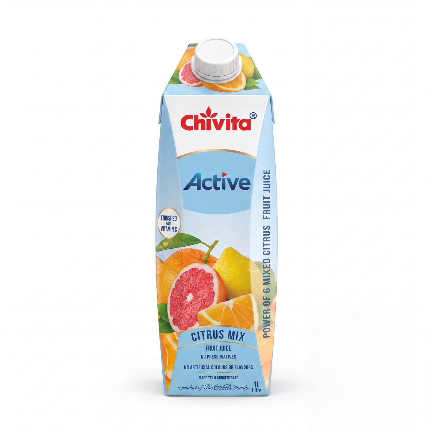 Chivita Active Citrus Mix 1 litre carton on a white background