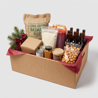 The Christmas Table Nigerian family hamper with basmati rice, poundo yam, palm oil and chicken