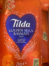 Tilda Golden Sella Basmati Rice 2kg